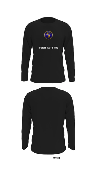 Long Sleeve Performance Shirt, Word of Faith FWCWord of Faith FWC, , Teamtime, Team time, sublimation, custom sports apparel, team uniforms, spirit wear, spiritwear, sports uniforms, custom shirts, team store, custom team store, fundraiser sports, apparel fundraiser