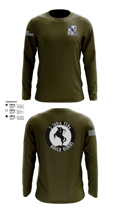 3-360th TSBn 65100272 Long Sleeve Performance Shirt 3