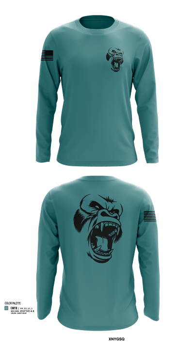 USS CARL VINSON 40544561 Long Sleeve Performance Shirt - 123