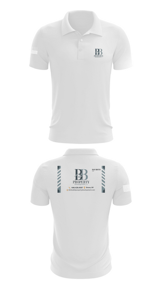 Short Sleeve Performance Polo, BB PROPERTY DEVELOPMENT, , Teamtime, Team time, sublimation, custom sports apparel, team uniforms, spirit wear, spiritwear, sports uniforms, custom shirts, team store, custom team store, fundraiser sports, apparel fundraiser