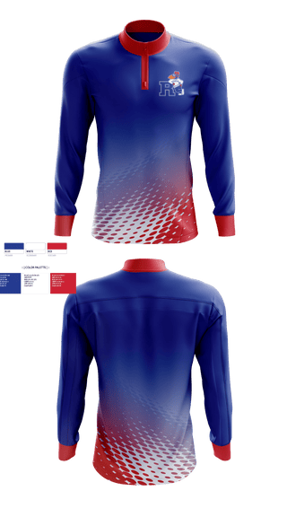 Quarter Zip Jacket, Ravenna High School Volleyball, Women's Volleyball, Teamtime, Team time, sublimation, custom sports apparel, team uniforms, spirit wear, spiritwear, sports uniforms, custom shirts, team store, custom team store, fundraiser sports, apparel fundraiser