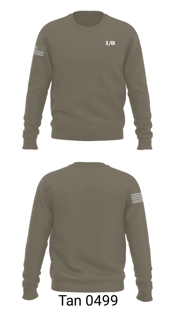 Crew Neck Sweatshirt, 1/8, Marines, Teamtime, Team time, sublimation, custom sports apparel, team uniforms, spirit wear, spiritwear, sports uniforms, custom shirts, team store, custom team store, fundraiser sports, apparel fundraiser