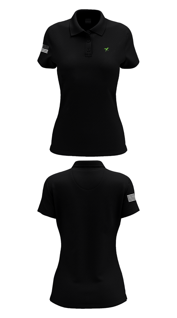 Womens Short Sleeve Performance Polo, Desoto County Gymnastics, Spirit Store, Teamtime, Team time, sublimation, custom sports apparel, team uniforms, spirit wear, spiritwear, sports uniforms, custom shirts, team store, custom team store, fundraiser sports, apparel fundraiser