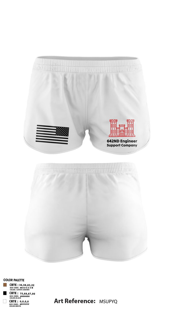 Ranger Panties, 642nd Engineer Support Company642ND Engineer Support Company, Army, Teamtime, Team time, sublimation, custom sports apparel, team uniforms, spirit wear, spiritwear, sports uniforms, custom shirts, team store, custom team store, fundraiser sports, apparel fundraiser