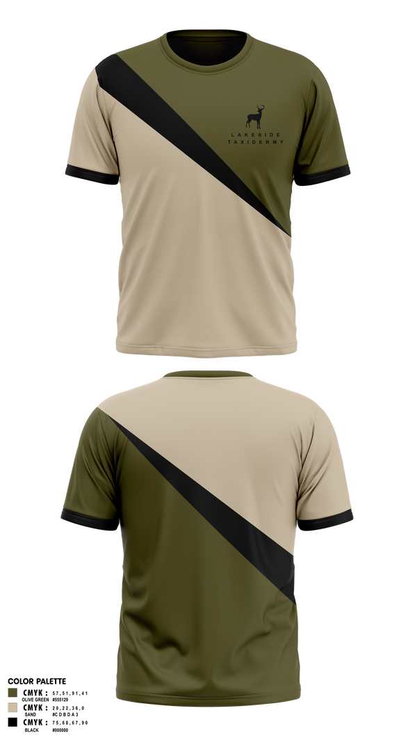 Short Sleeve Performance Shirt, Lakeside Taxidermy, , Teamtime, Team time, sublimation, custom sports apparel, team uniforms, spirit wear, spiritwear, sports uniforms, custom shirts, team store, custom team store, fundraiser sports, apparel fundraiser
