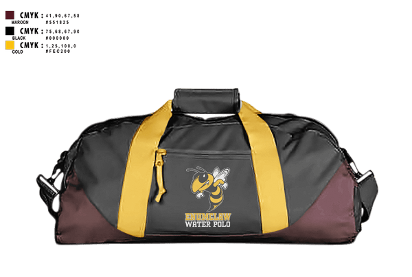 Duffle Bag, Enumclaw High School Water Polo, Water Polo, Teamtime, Team time, sublimation, custom sports apparel, team uniforms, spirit wear, spiritwear, sports uniforms, custom shirts, team store, custom team store, fundraiser sports, apparel fundraiser