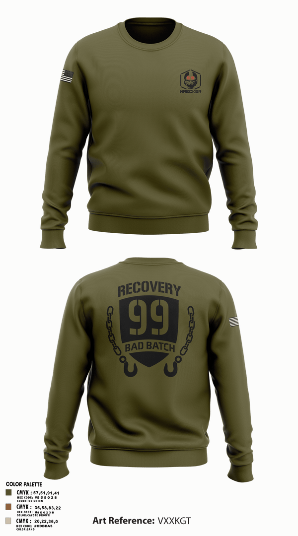 Crew Neck Sweatshirt, 137th Echo Company1-137th AV E co, National Guard, Teamtime, Team time, sublimation, custom sports apparel, team uniforms, spirit wear, spiritwear, sports uniforms, custom shirts, team store, custom team store, fundraiser sports, apparel fundraiser