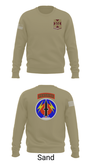 Crew Neck Sweatshirt, 4/9 Field Artillery 56 Command (Pershing), Army, Teamtime, Team time, sublimation, custom sports apparel, team uniforms, spirit wear, spiritwear, sports uniforms, custom shirts, team store, custom team store, fundraiser sports, apparel fundraiser