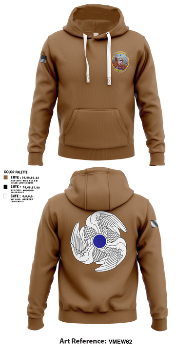 1-222nd AVN RGT 56947189 Hoodie - 1
