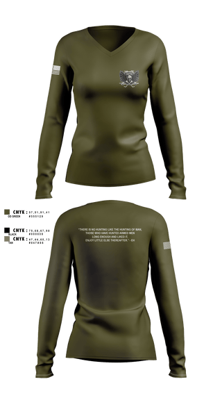 Womens Long Sleeve Vneck Shirt, Denver Police Fugitive Unit, Police, Teamtime, Team time, sublimation, custom sports apparel, team uniforms, spirit wear, spiritwear, sports uniforms, custom shirts, team store, custom team store, fundraiser sports, apparel fundraiser