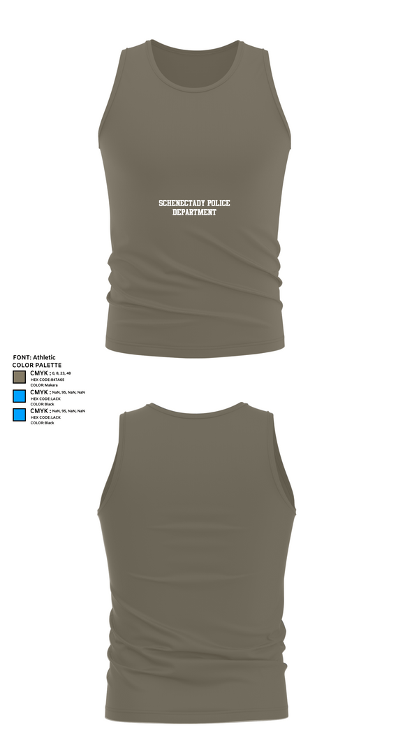 Tank Top, Schenectady Police Department, Police, Teamtime, Team time, sublimation, custom sports apparel, team uniforms, spirit wear, spiritwear, sports uniforms, custom shirts, team store, custom team store, fundraiser sports, apparel fundraiser