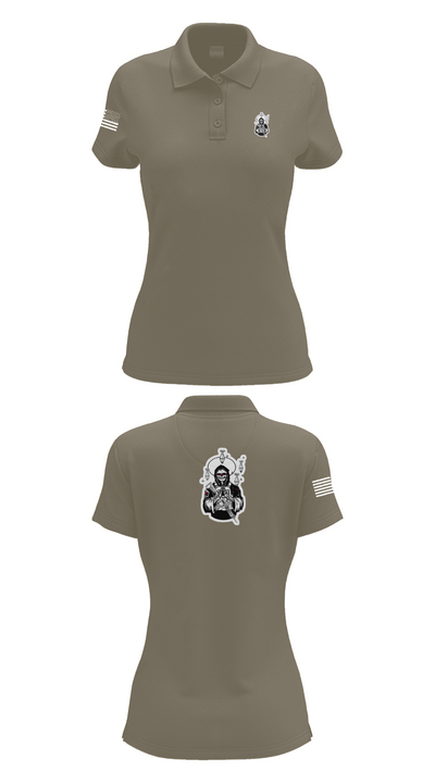 Outlaw Mortar Section 59835743 Women's Short Sleeve Performance Polo  - 75