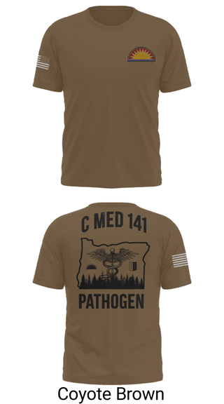 Old School Cotton Feel Shirt, C Med, National Guard, Teamtime, Team time, sublimation, custom sports apparel, team uniforms, spirit wear, spiritwear, sports uniforms, custom shirts, team store, custom team store, fundraiser sports, apparel fundraiser