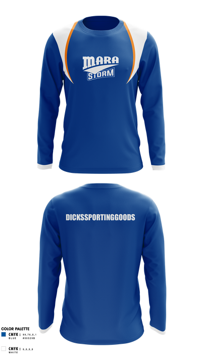 Mara Track & Field Long Sleeve Performance Shirt 2