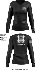 12th Dental Co 7491027 Women's Long Sleeve V-neck Shirt - 27