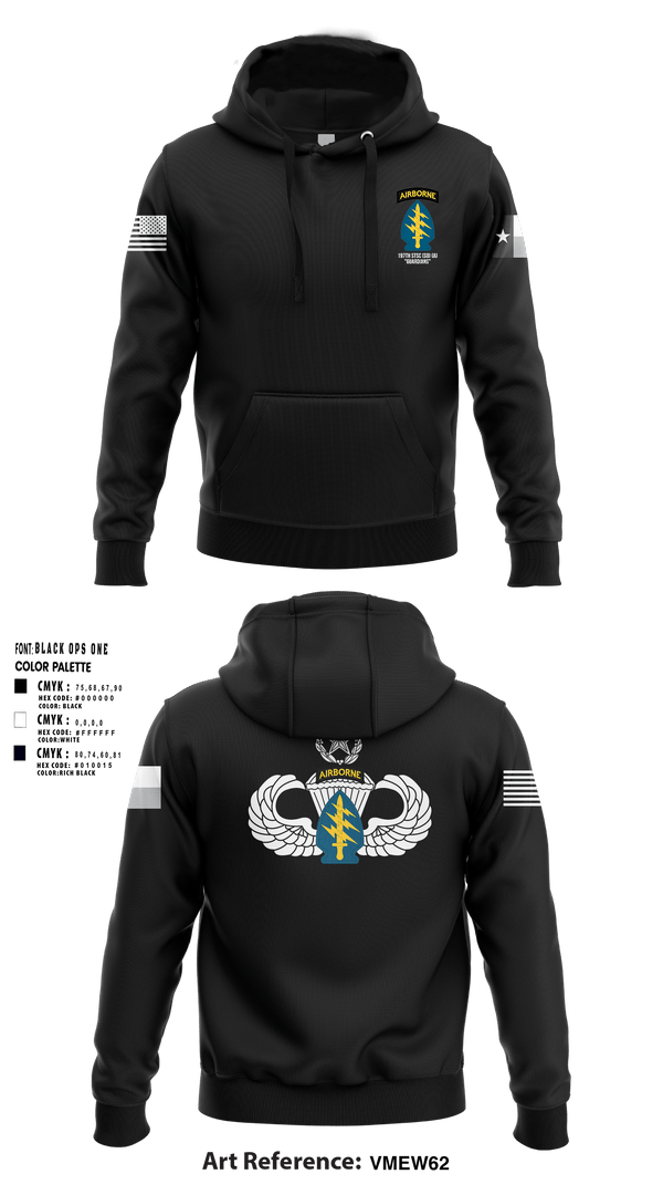 Hoodie, 197th STSC (SO)(A), National Guard, Teamtime, Team time, sublimation, custom sports apparel, team uniforms, spirit wear, spiritwear, sports uniforms, custom shirts, team store, custom team store, fundraiser sports, apparel fundraiser