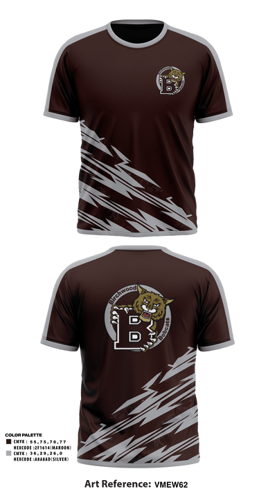 Birchwood High School Cross Country 28884786 Short Sleeve Performance Shirt - 41