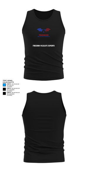 Tank Top, FREEDOM WILDLIFE EXPERTS, , Teamtime, Team time, sublimation, custom sports apparel, team uniforms, spirit wear, spiritwear, sports uniforms, custom shirts, team store, custom team store, fundraiser sports, apparel fundraiser