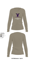 Niles North High School Track and Field 91252281 Women's Long Sleeve V-neck Shirt - 25