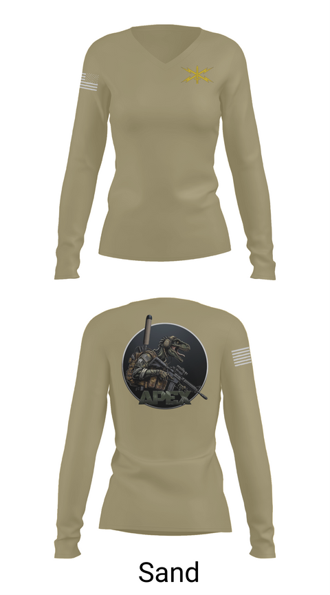 Womens Long Sleeve Vneck Shirt, 11th CYB, , Teamtime, Team time, sublimation, custom sports apparel, team uniforms, spirit wear, spiritwear, sports uniforms, custom shirts, team store, custom team store, fundraiser sports, apparel fundraiser