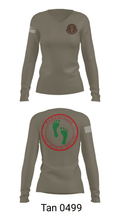 22 STS 7011306 Women's Long Sleeve V-neck Shirt - 77