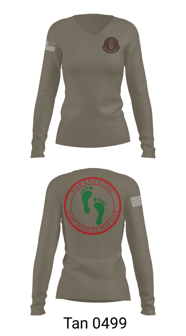 Women's Long Sleeve Vneck Shirt, 22 STS, Air Force, Teamtime, Team time, sublimation, custom sports apparel, team uniforms, spirit wear, spiritwear, sports uniforms, custom shirts, team store, custom team store, fundraiser sports, apparel fundraiser