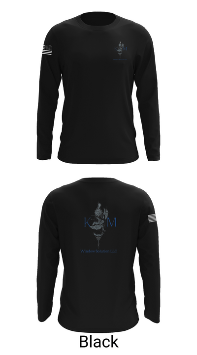 K&M window solutions llc 44492171 Long Sleeve Performance Shirt 26
