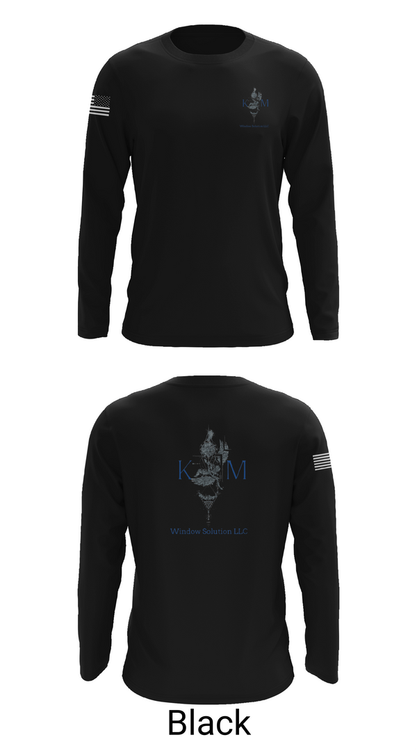 Long Sleeve Performance Shirt, K&M window solutions llc, , Teamtime, Team time, sublimation, custom sports apparel, team uniforms, spirit wear, spiritwear, sports uniforms, custom shirts, team store, custom team store, fundraiser sports, apparel fundraiser