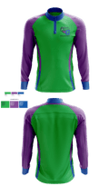James N Gamble Montessori Junior High School Volleyball 31595868 Quarter Zip Jacket - 1