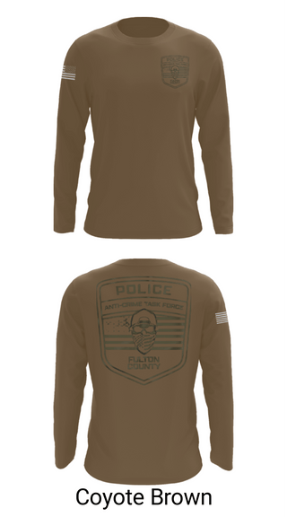 Long Sleeve Performance Shirt, Fulton County Anti-Crime Task Force, , Teamtime, Team time, sublimation, custom sports apparel, team uniforms, spirit wear, spiritwear, sports uniforms, custom shirts, team store, custom team store, fundraiser sports, apparel fundraiser