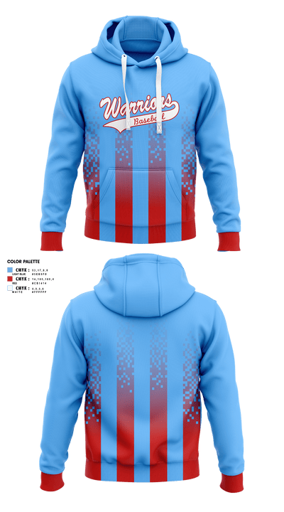 Warriors baseball 84659803 Hoodie - 1