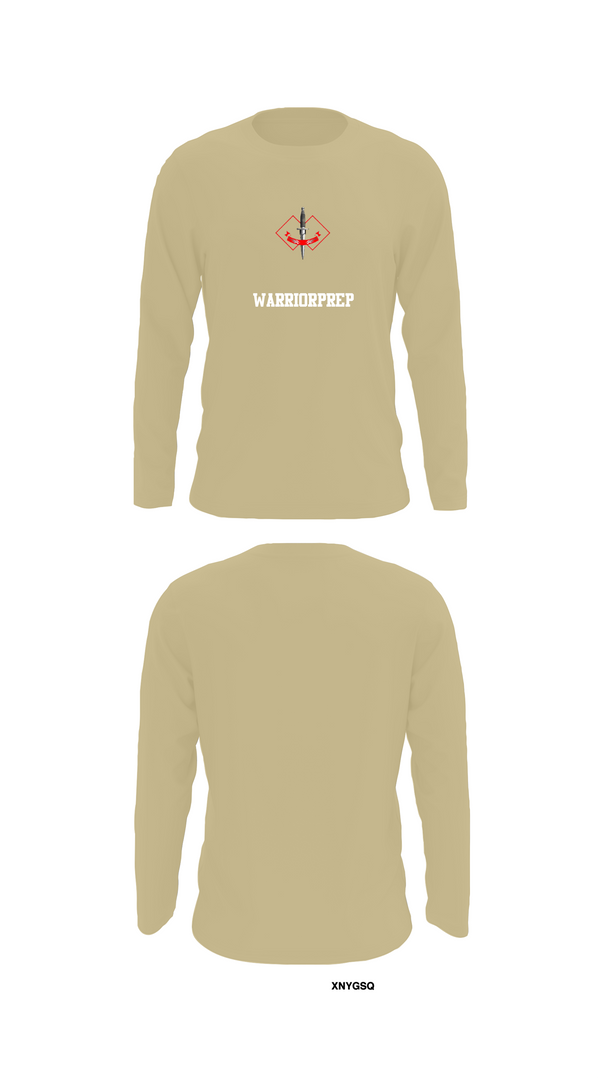 Long Sleeve Performance Shirt, WarriorPrep, Navy, Teamtime, Team time, sublimation, custom sports apparel, team uniforms, spirit wear, spiritwear, sports uniforms, custom shirts, team store, custom team store, fundraiser sports, apparel fundraiser