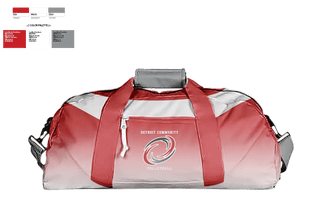 Duffle Bag, Detroit Community High School Volleyball, Men's Volleyball, Teamtime, Team time, sublimation, custom sports apparel, team uniforms, spirit wear, spiritwear, sports uniforms, custom shirts, team store, custom team store, fundraiser sports, apparel fundraiser