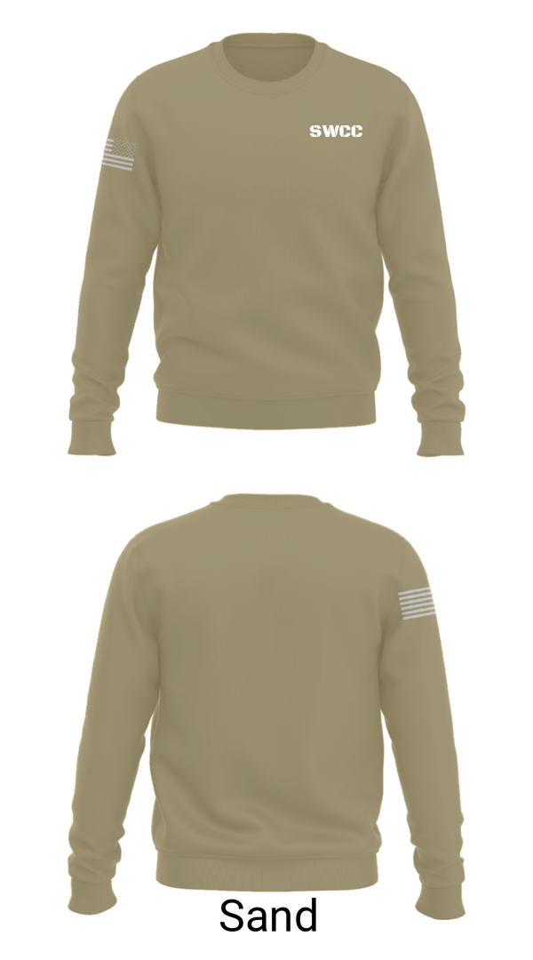 Crew Neck Sweatshirt, SWCC, Navy, Teamtime, Team time, sublimation, custom sports apparel, team uniforms, spirit wear, spiritwear, sports uniforms, custom shirts, team store, custom team store, fundraiser sports, apparel fundraiser
