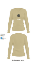 F4 Frogs 56095578 Women's Long Sleeve V-neck Shirt - 82