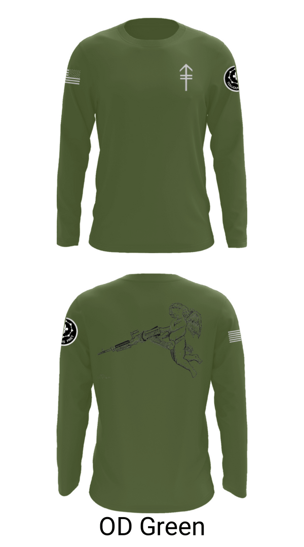 Long Sleeve Performance Shirt, 2/2 3rd PLT Weapon SquadE TRP 3RD PLT WEAPONS SQUAD, Army, Teamtime, Team time, sublimation, custom sports apparel, team uniforms, spirit wear, spiritwear, sports uniforms, custom shirts, team store, custom team store, fundraiser sports, apparel fundraiser