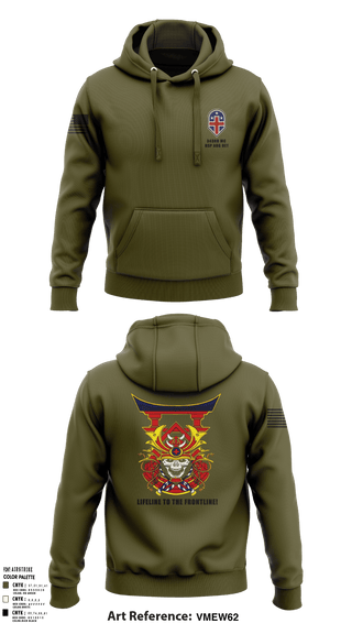 Hoodie, 343rd Medical Hospital Augmentation Detachment, , Teamtime, Team time, sublimation, custom sports apparel, team uniforms, spirit wear, spiritwear, sports uniforms, custom shirts, team store, custom team store, fundraiser sports, apparel fundraiser