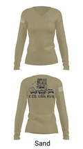 B Co. 1-126AVN 81837658 Women's Long Sleeve V-neck Shirt - 97