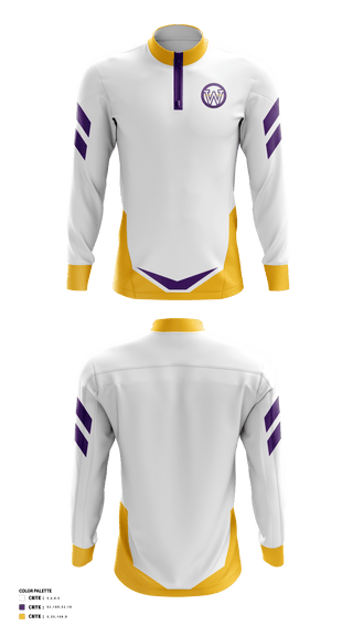 Quarter Zip Jacket, Waconia Senior High School Golf, Golf, Teamtime, Team time, sublimation, custom sports apparel, team uniforms, spirit wear, spiritwear, sports uniforms, custom shirts, team store, custom team store, fundraiser sports, apparel fundraiser