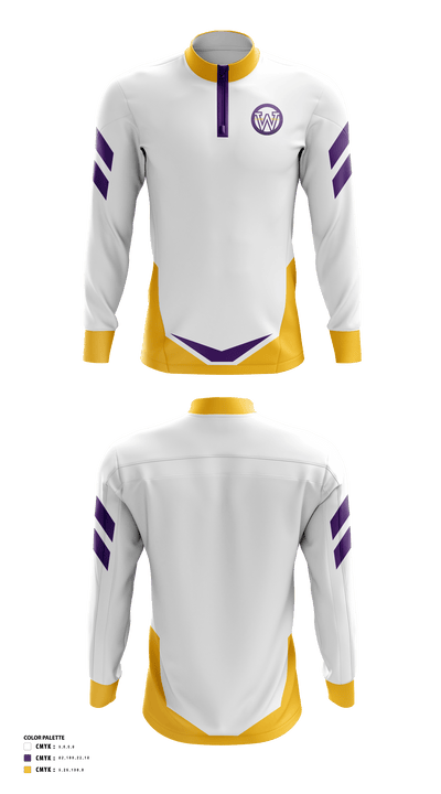 Waconia Senior High School Golf 70666759 Quarter Zip Jacket - 41