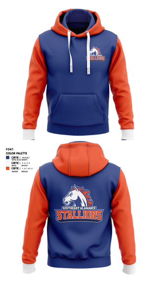 Hoodie, Southeast Alamance High School Wrestling, Wrestling, Teamtime, Team time, sublimation, custom sports apparel, team uniforms, spirit wear, spiritwear, sports uniforms, custom shirts, team store, custom team store, fundraiser sports, apparel fundraiser