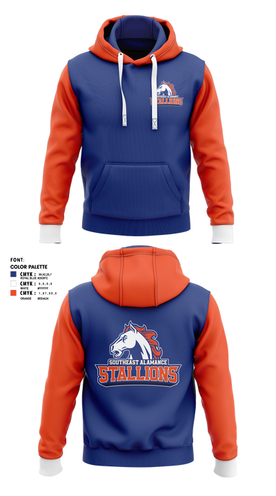Southeast Alamance High School Wrestling 73970043 Hoodie - 41