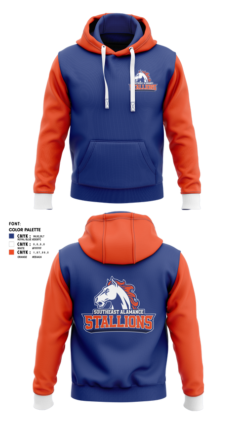 Hoodie, Southeast Alamance High School Wrestling, Wrestling, Teamtime, Team time, sublimation, custom sports apparel, team uniforms, spirit wear, spiritwear, sports uniforms, custom shirts, team store, custom team store, fundraiser sports, apparel fundraiser