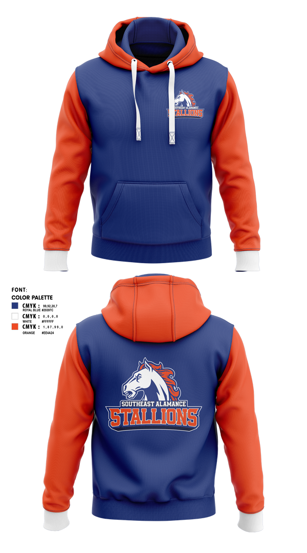 Hoodie, Southeast Alamance High School Wrestling, Wrestling, Teamtime, Team time, sublimation, custom sports apparel, team uniforms, spirit wear, spiritwear, sports uniforms, custom shirts, team store, custom team store, fundraiser sports, apparel fundraiser