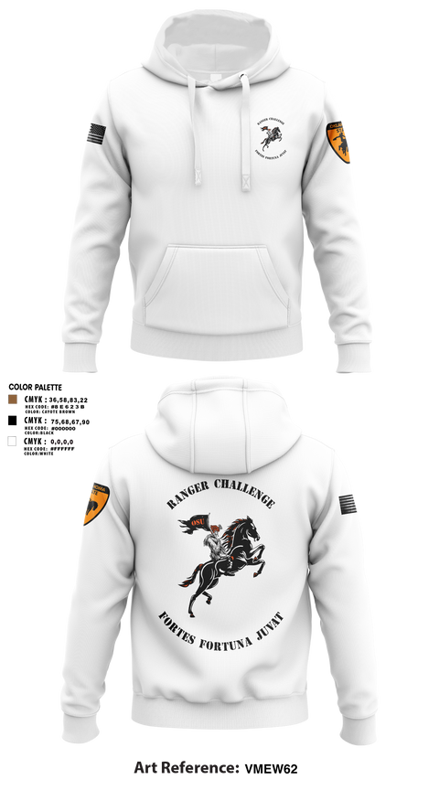 Hoodie, Ranger Challenge, , Teamtime, Team time, sublimation, custom sports apparel, team uniforms, spirit wear, spiritwear, sports uniforms, custom shirts, team store, custom team store, fundraiser sports, apparel fundraiser