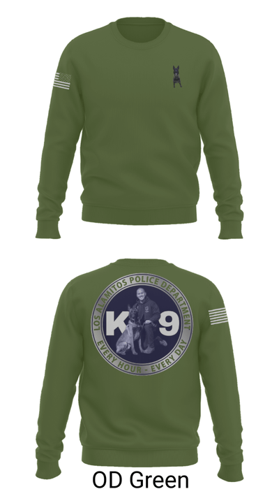 Los Alamitos Police K9 92789810 Crew Neck Sweatshirt - 43