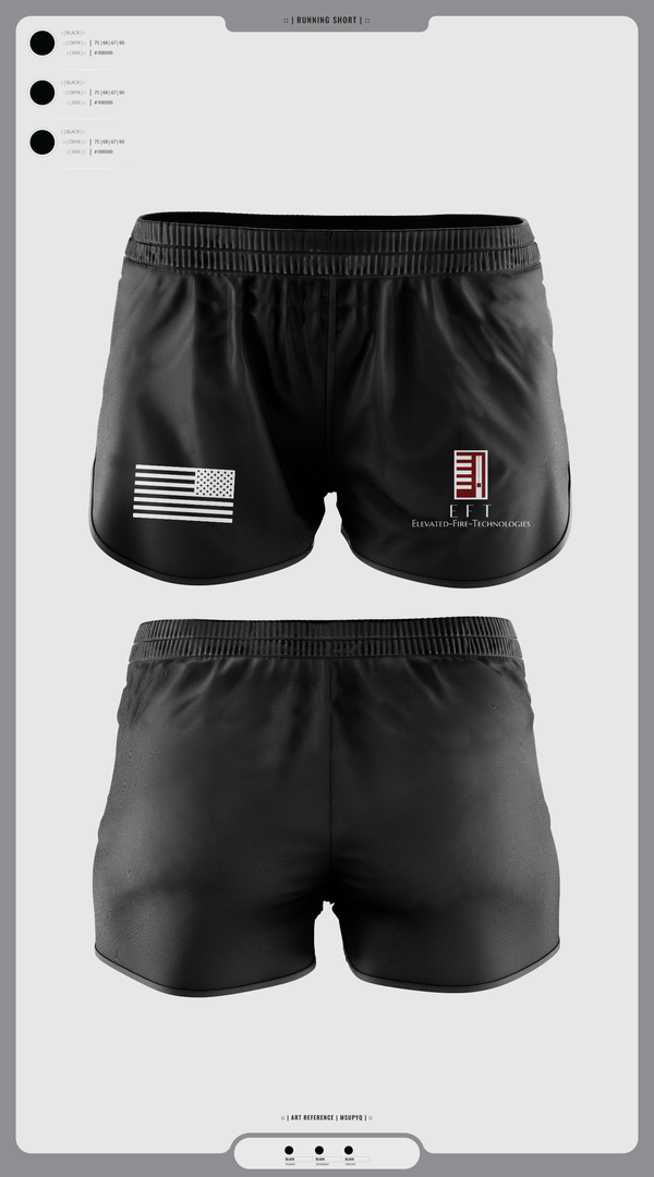 Womens Shorts, Elevated Fire Technologies Inc, Fire Department, Teamtime, Team time, sublimation, custom sports apparel, team uniforms, spirit wear, spiritwear, sports uniforms, custom shirts, team store, custom team store, fundraiser sports, apparel fundraiser