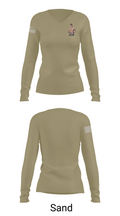 1 SOS 89040666 Women's Long Sleeve V-neck Shirt - 97