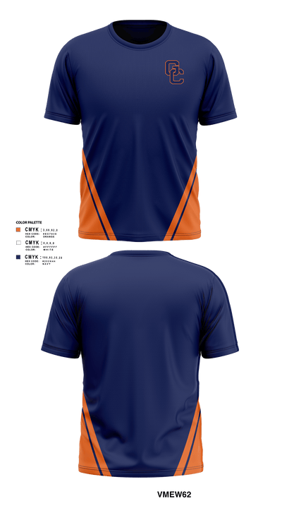 Grayson County High School Football 23634052 Short Sleeve Performance Shirt - 40