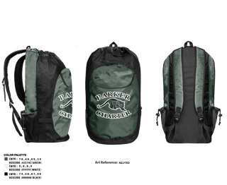 Gear Bag, Francis W Parker Charter Essential School Cross Country, Cross Country, Teamtime, Team time, sublimation, custom sports apparel, team uniforms, spirit wear, spiritwear, sports uniforms, custom shirts, team store, custom team store, fundraiser sports, apparel fundraiser